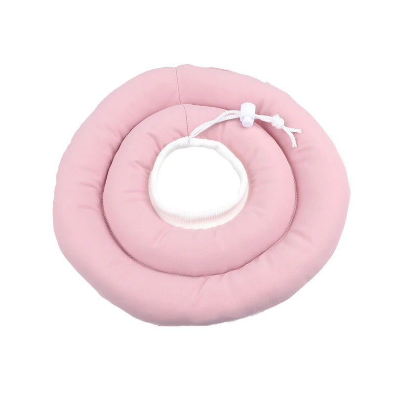 Collerette pour chien de couleur rose ronde. Image produit Boutiquechien
