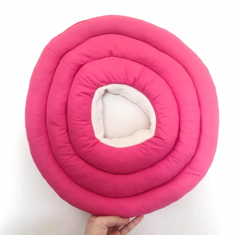 Collerette pour chien de couleur rose ronde. Image produit Boutiquechien