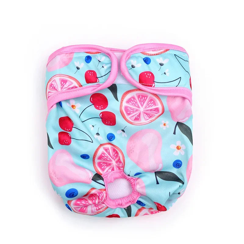 Couche pour chien de couleur bleu et rose pour les chiens. Image produit Boutiquechien