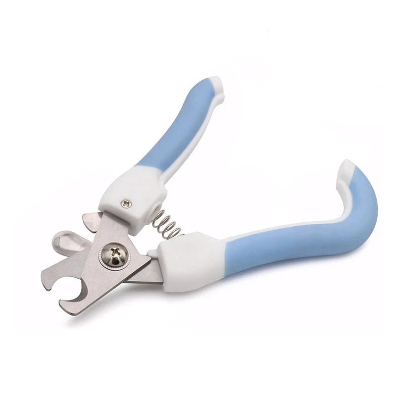 coupe griffe pour chien de couleur bleu et blanc. Image produit Boutiquechien