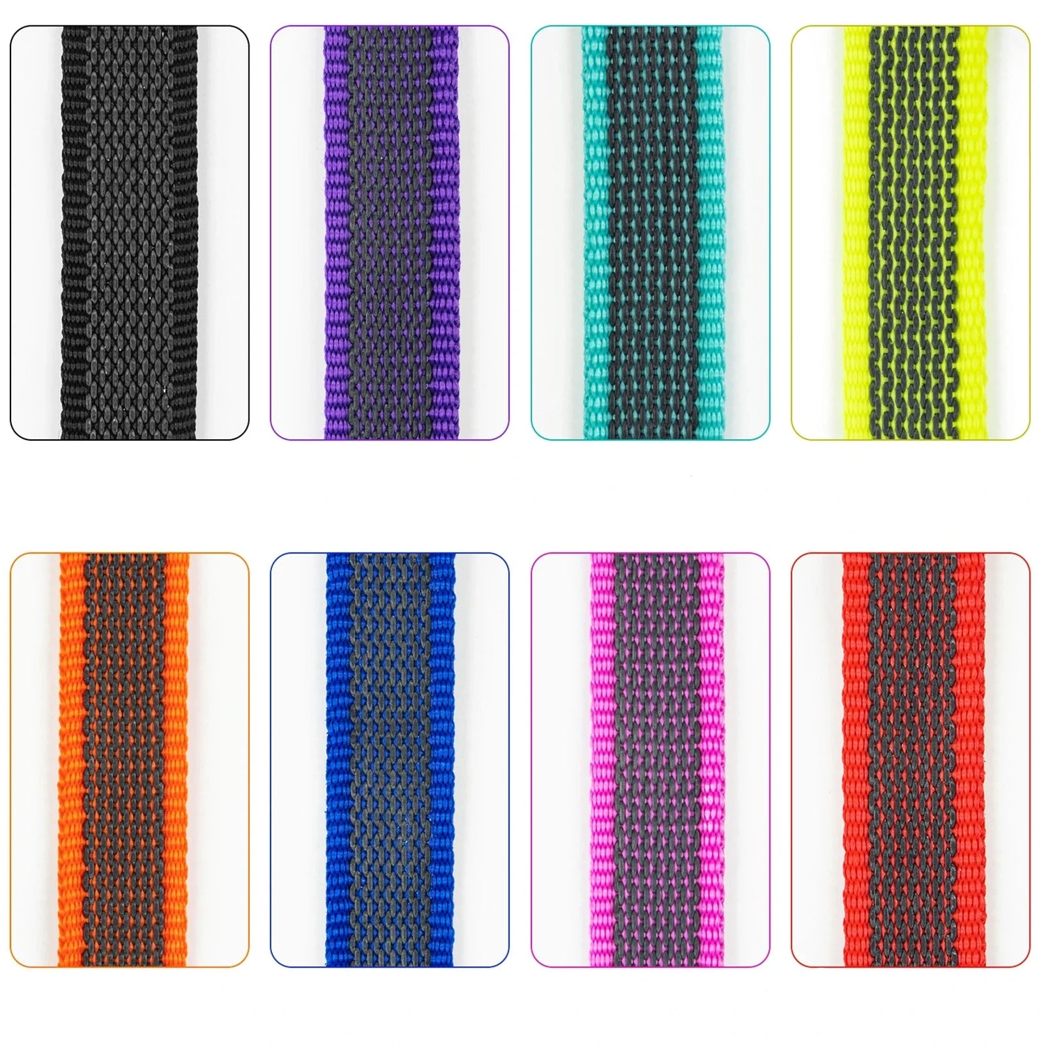 Les différentes couleurs de la laisse en nylon pour chien de boutiquechien
