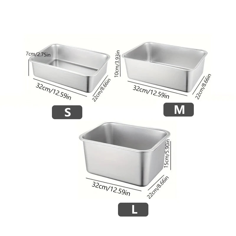 Dimension total de la grande gamelle en acier inoxydable pour l'eau. Image produit Boutiquechien