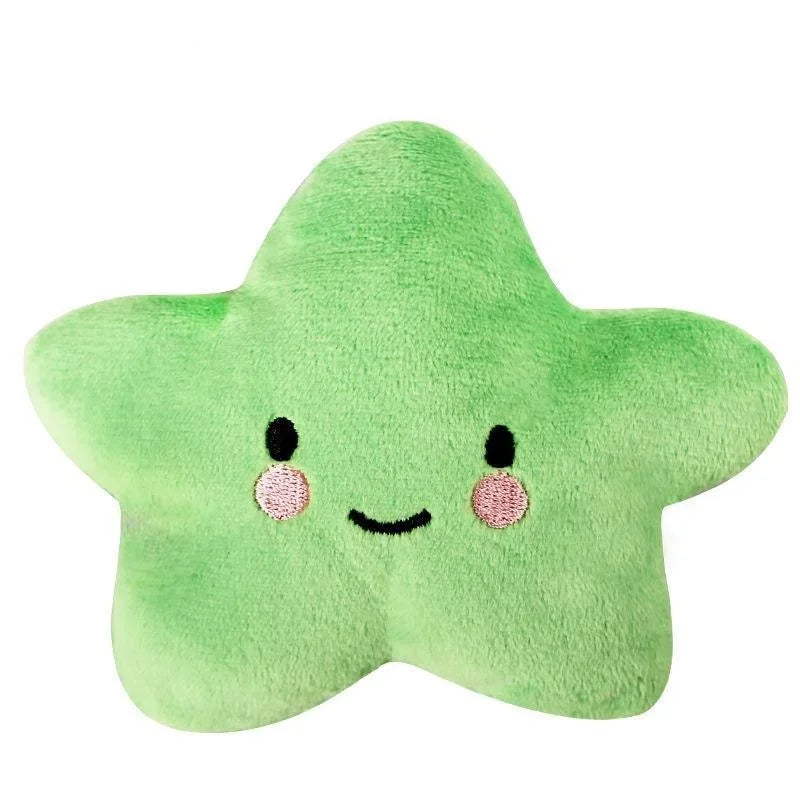 étoile de couleur vert en forme peluche pour chien. Image produit boutiquechien