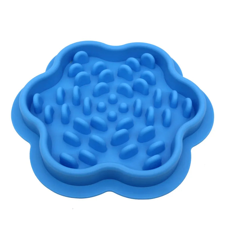 Gamelle en silicone pour chien de couleur bleu. Image produit Boutiquechien