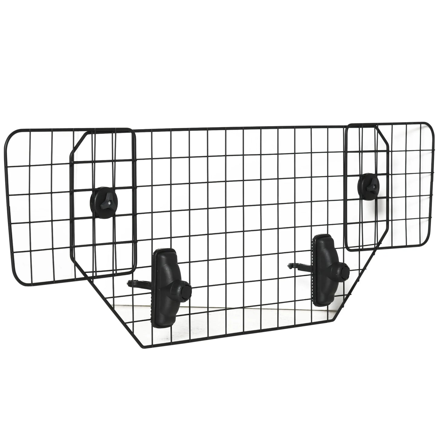 grille de protection de coffre de couleur noir avec toutes les attaches. Image produit Boutiquechien