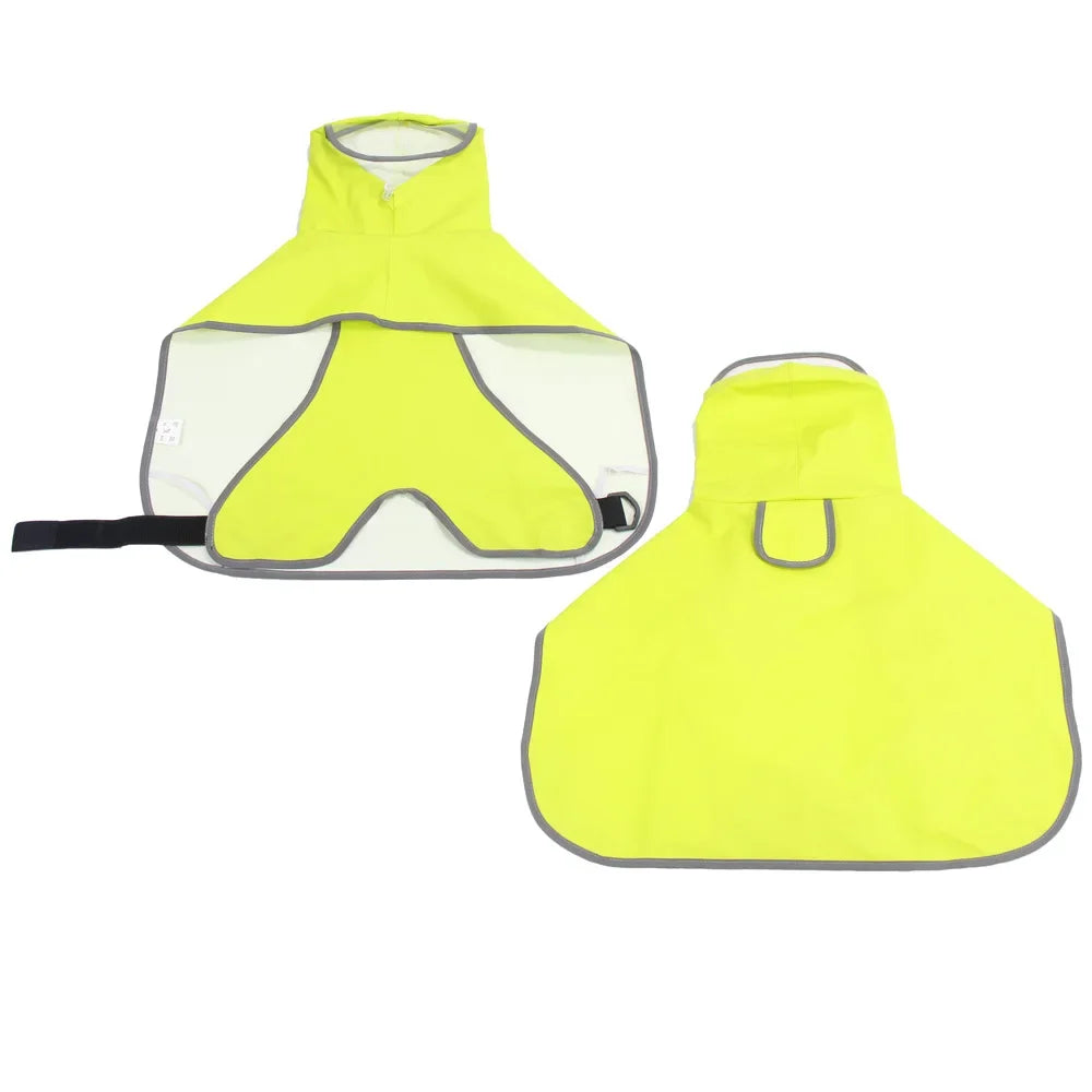 Imperméable pour chien de couleur jaune fluo pour les chiens. Image produit Boutiquechien