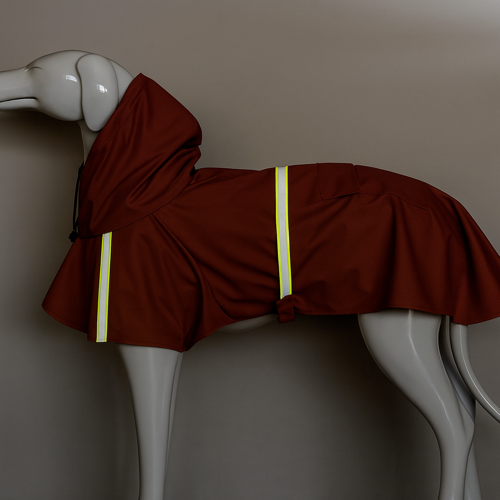 Imperméable pour chien réfléchissant avec les bandes réfléchissante de boutiquechien