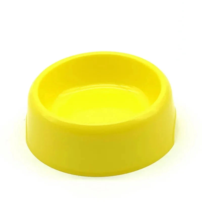 gamelle chiot de couleur jaune pour les chiots et petit chien. Image produit Boutiquechien