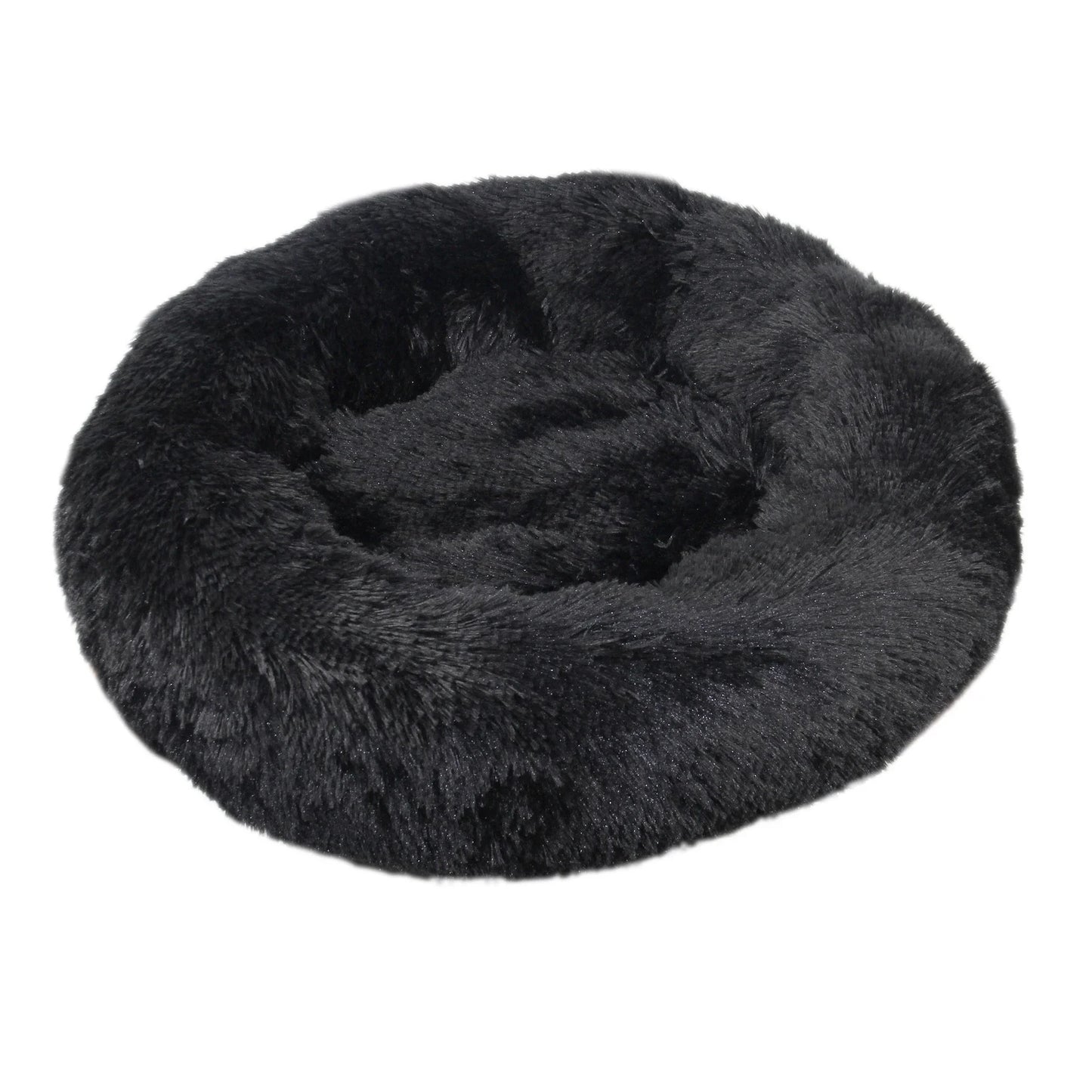 panier fluffy xxl pour chien de couleur noir pour grand chien. Image produit de boutiquechien