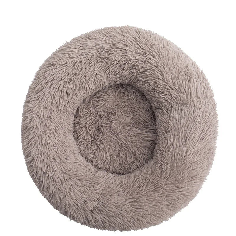 panier fluffy xxl pour chien gris foncé de boutiquechien. gros panier pour grand chien xxl