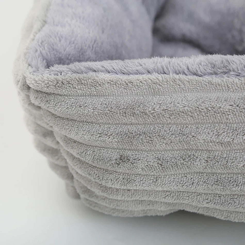 Panier chien xxl de couleur gris foncé moelleux et doux. Image produit Boutiquechien