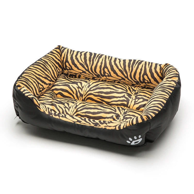 panier tigre pour chien de grande taille rembourré pour les grands chiens. Panier imprimé tigre pour grand chien pour la boutique boutiquechien