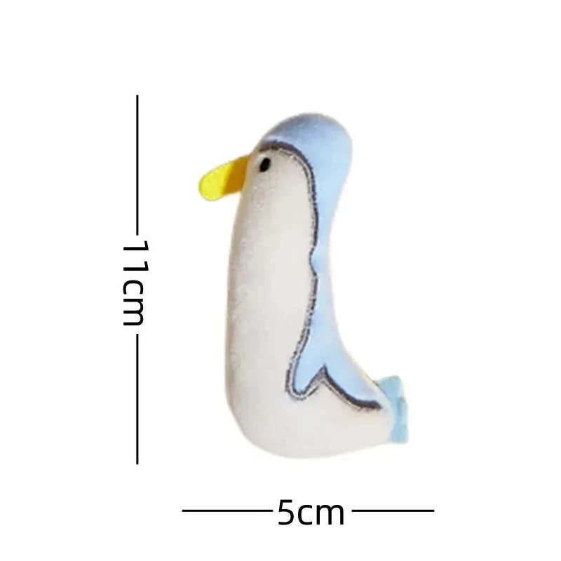 Pingouin pour chien bleu dimension totale la peluche chien. Image produit Boutiquechien