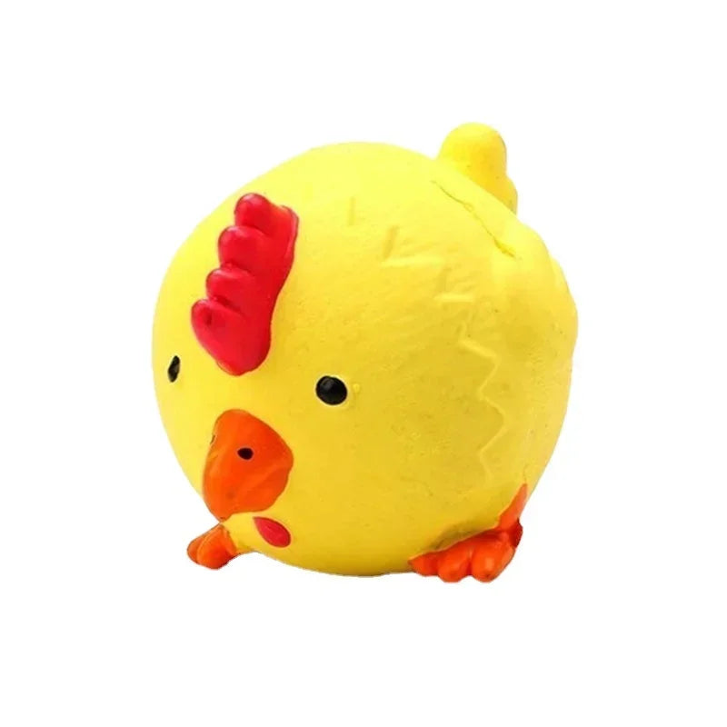 jouet pouet pouet pour chien en forme de poussin. Image produit Boutiquechien