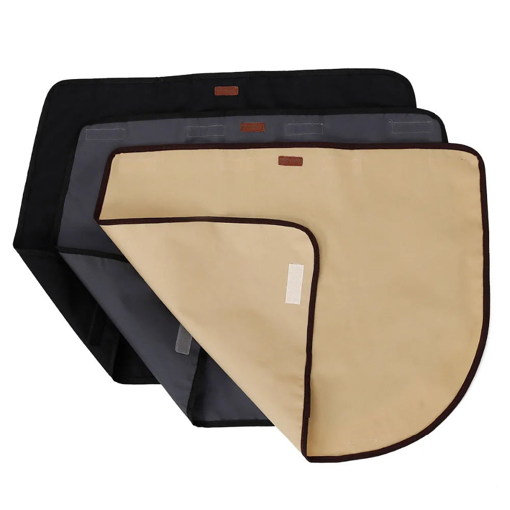 Protection de porte de couleurs différentes de couleurs beige, gris et noir. Image produit Boutiquechien