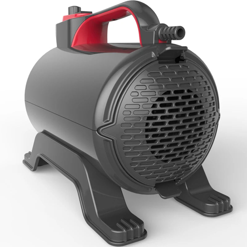 Pulseur chien de couleur noir avec gris à l'arrière du produit. Parfait pour les chiens et les toiletteur. Image produit Boutiquechien