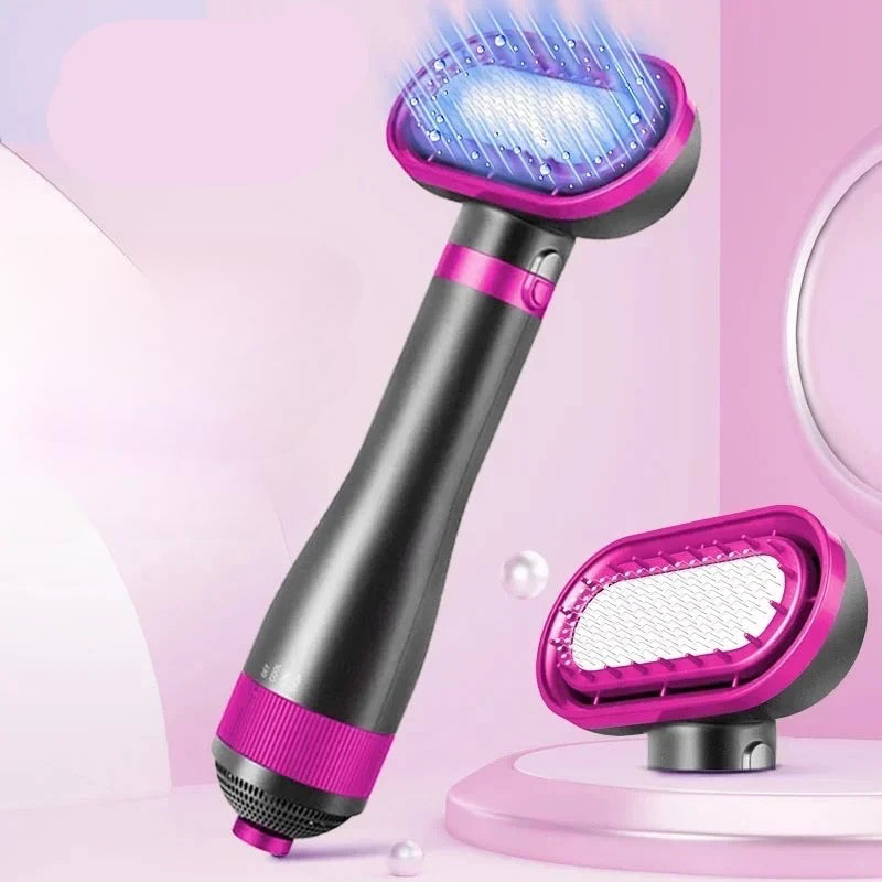 Pulseur pour chien Rose et noir avec de l'air en 360, un changement de tête facile et très silencieux. Image produit Boutiquechien