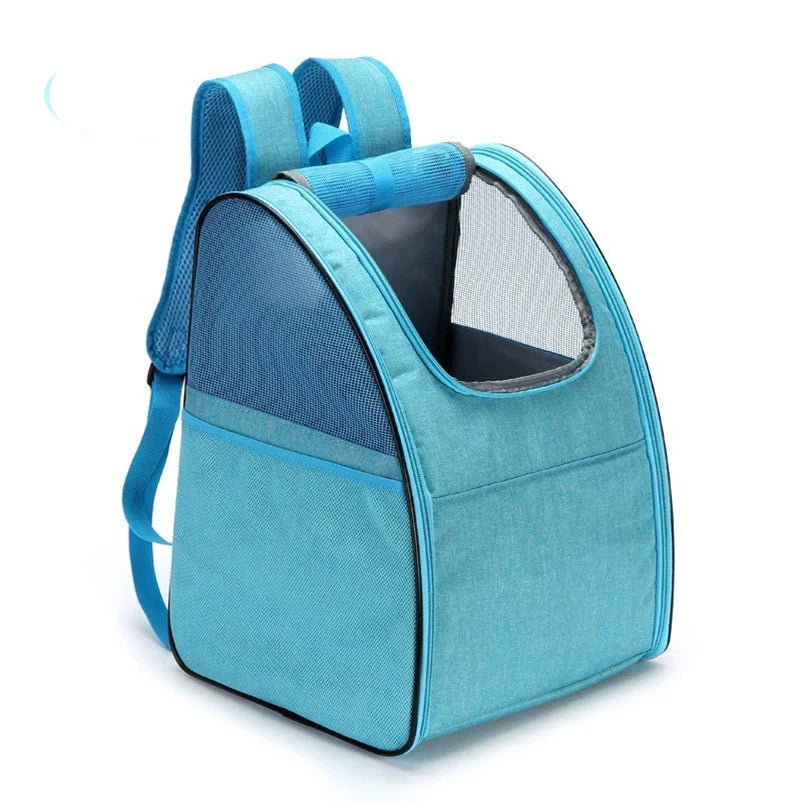 sac à dos pour chien de couleur bleu pour porter son chien. Image produit Boutiquechien