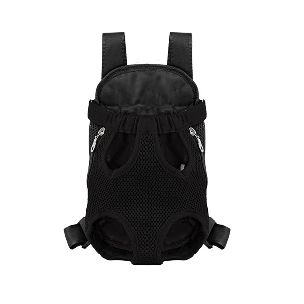 Sac pour chien en nylon noir avec trou pour les 4 pattes du chien. image produit Boutiquechien