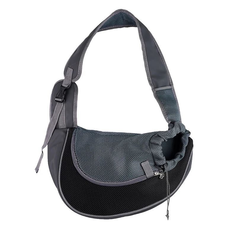 sacoche pour chien de couleur noir pour transporter facilement son chien. Image produit Boutiquechien