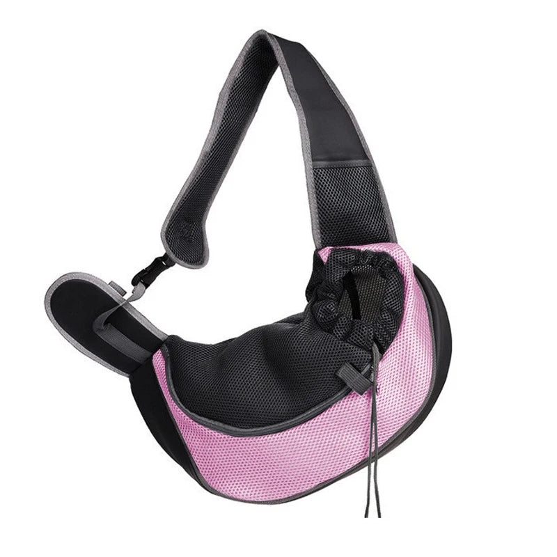 sacoche pour chien de couleur rose pour transporter facilement son chien. Image produit Boutiquechien