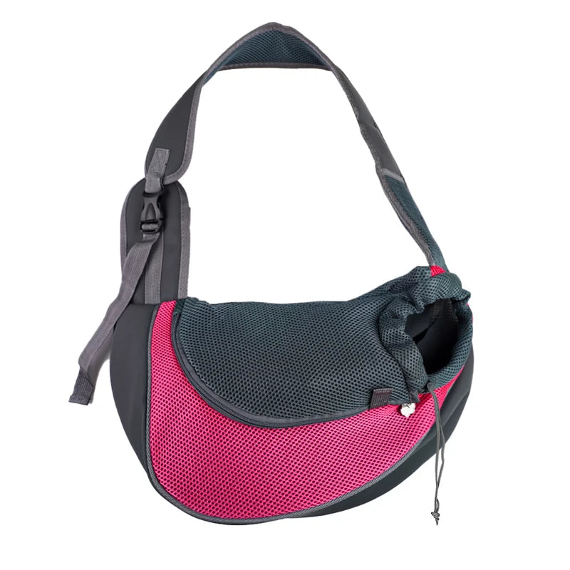 sacoche pour chien de couleur rose pour transporter facilement son chien. Image produit Boutiquechien