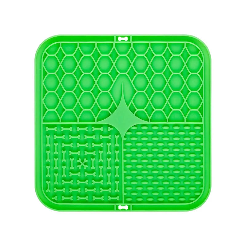 tapis pour chien anti glouton de couleur vert de boutiquechien