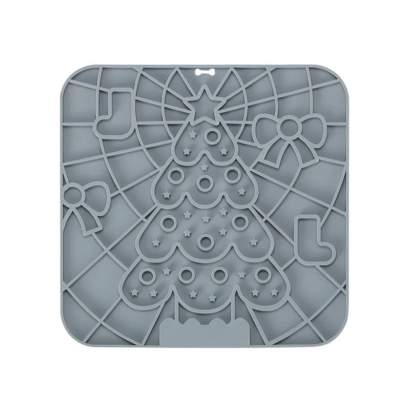Tous anti glouton pour chien de couleur gris de noel boutiquechien