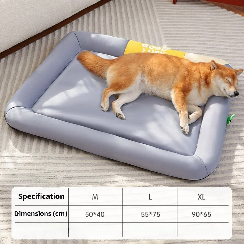 Tapis chien rose rafraîchissant et moelleux de plusieurs tailles de M à XL de boutiquechien