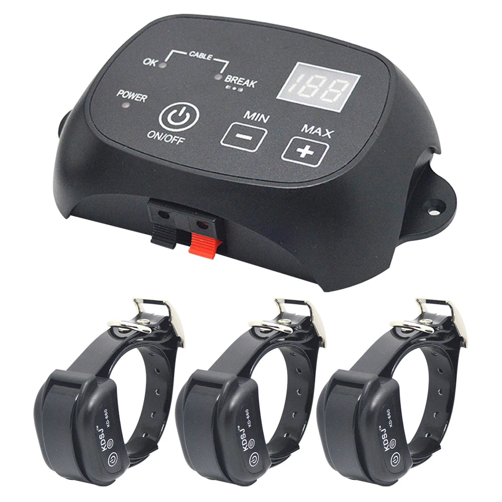 Colliers chien anti fugue avec récepteur pour sécurisé votre terrain. Image produit Boutiquechien