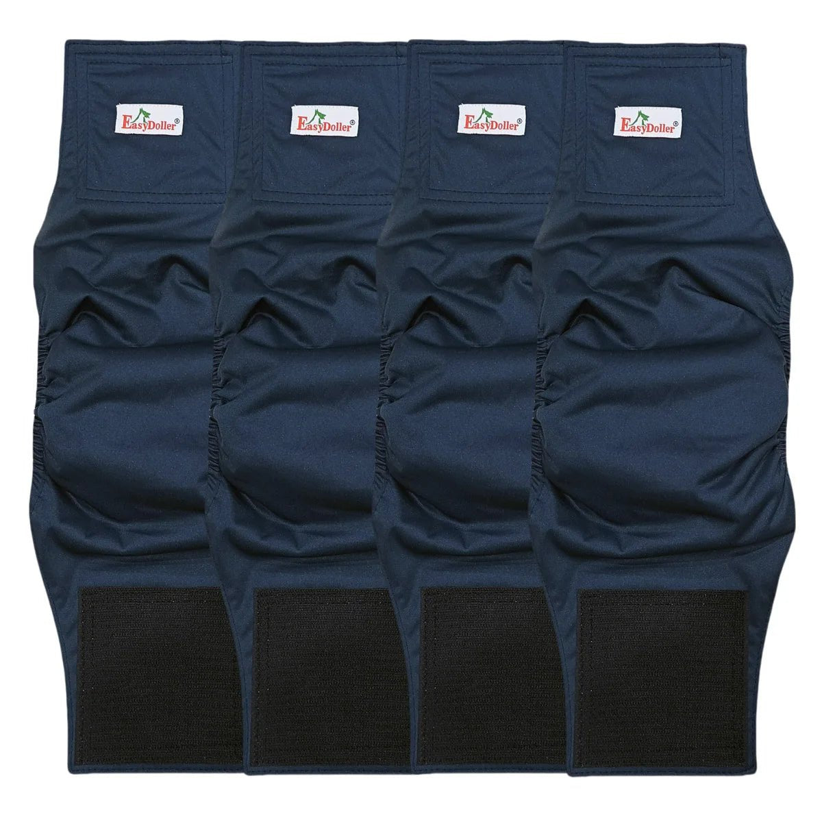 Lot 4 de couche pour chien de couleur bleu foncé. Image produit Boutiquechien