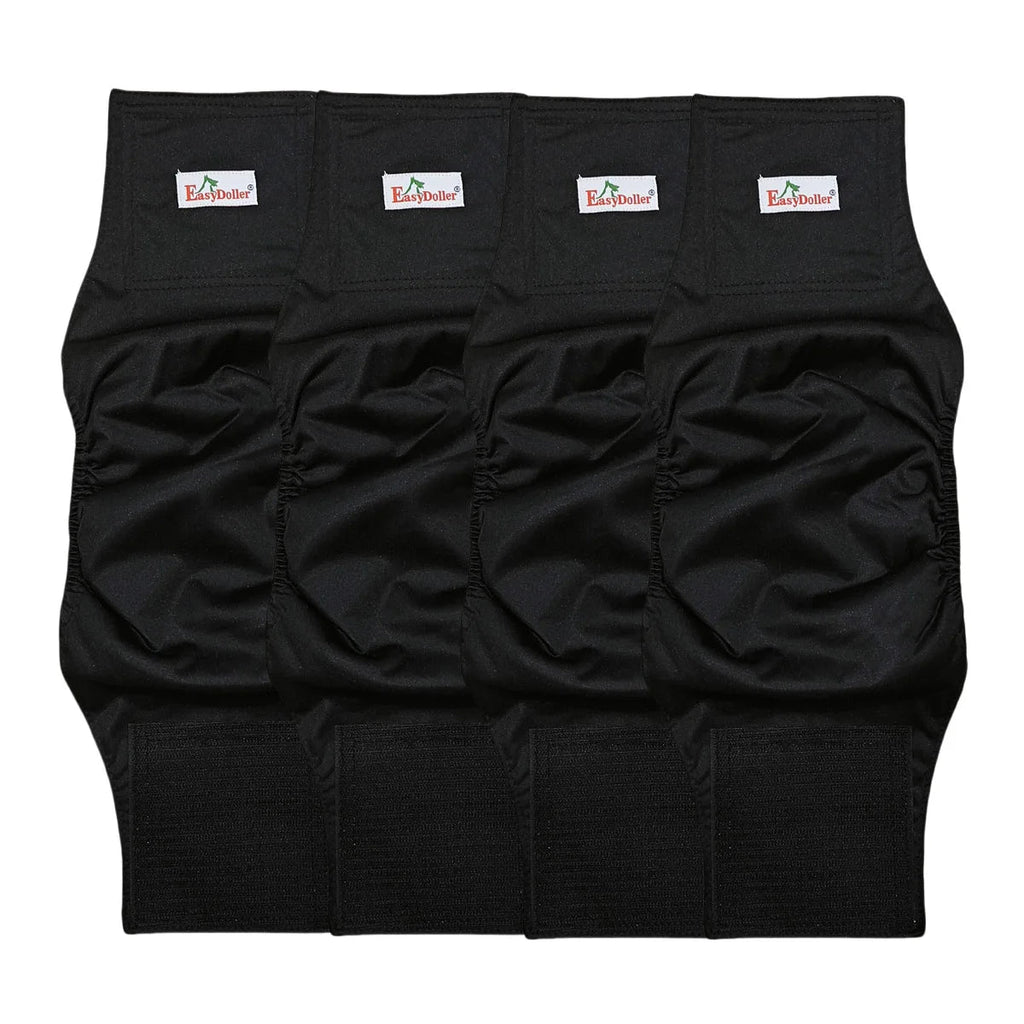 Lot de couche pour chien de couleur noir. Image produit Boutiquechien