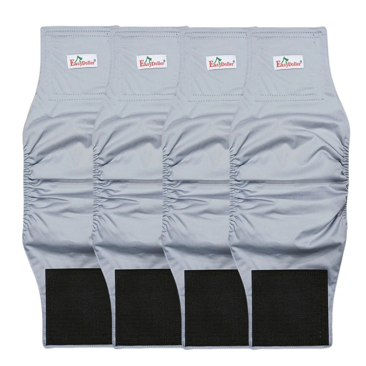 Lot 4 de couche pour chien de couleur gris. Image produit Boutiquechien