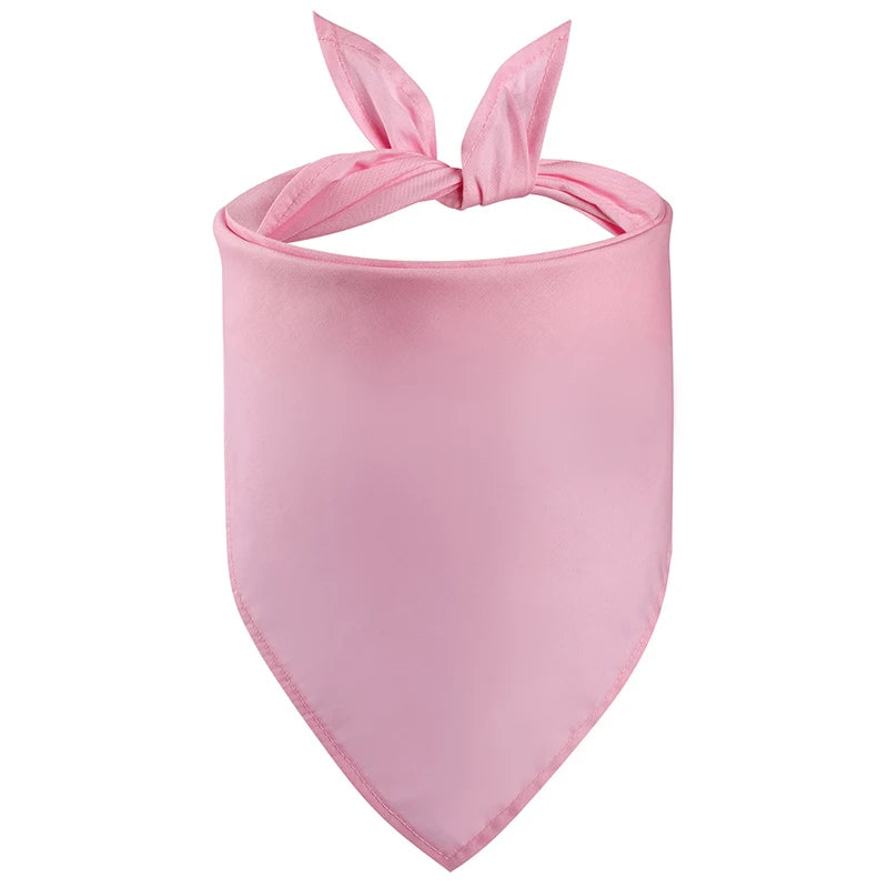 Bandana pour chien de couleur rose de couleur unie. Image produit Boutiquechien