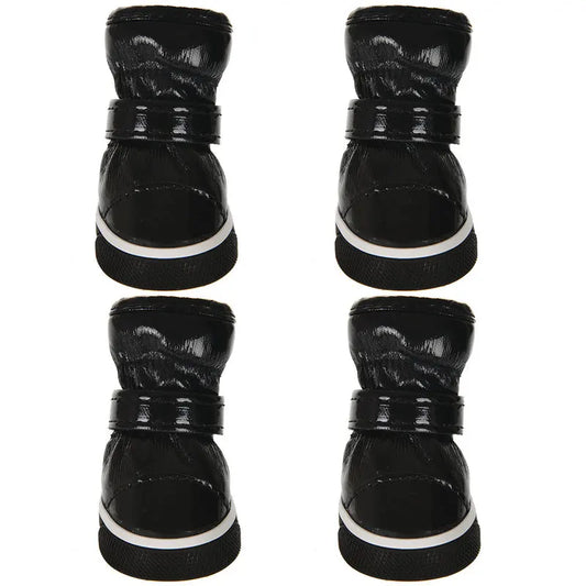 Bottes noir pour petits chiens durable de boutiquechien