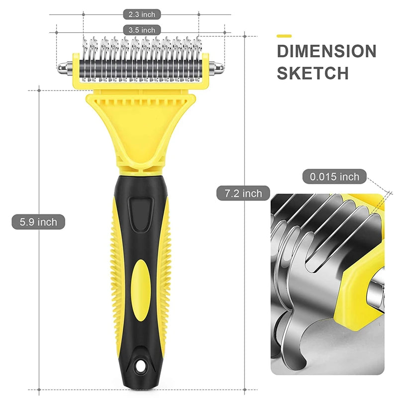 Brosse a chien dimensions 