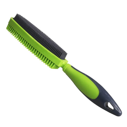 Brosse caoutchouc pour chien de couleur noir vert de boutiquechien