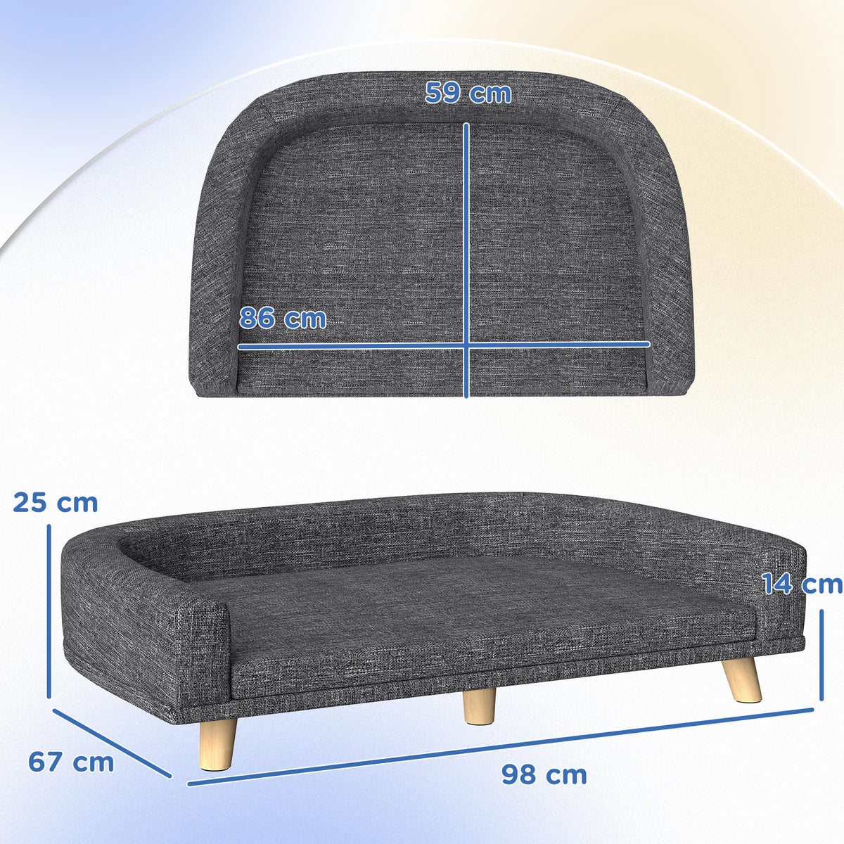 Canape orthopedique pour chien xxl dimensions  Image