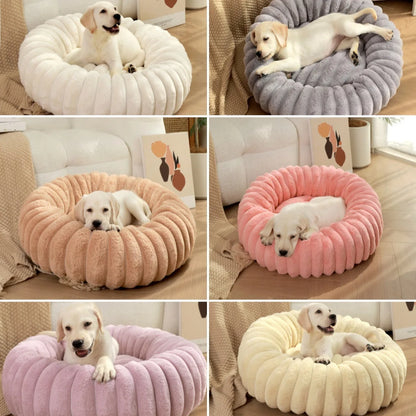 panier pour chien fluffy pour chien moelleux de boutiquechien. Panier blanc foncé pour chien de tailles moyenne pour grand chien