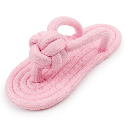 Claquette pour chien de couleur rose en nylon renforcé. Image produit Boutiquechien 