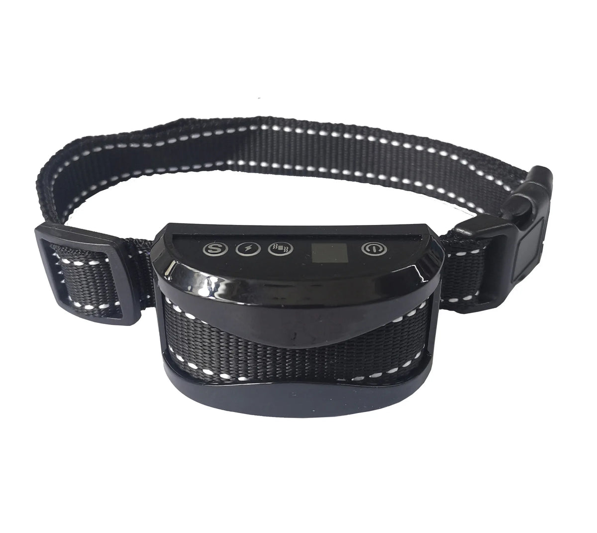 collier chien anti-aboiement de couleur noir. Image produit Boutiquechien 