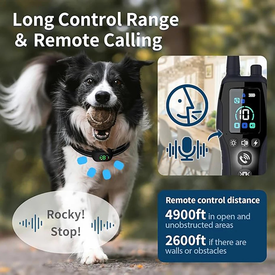 Collier anti aboiement pour petit chien de 2 kg distance  Image