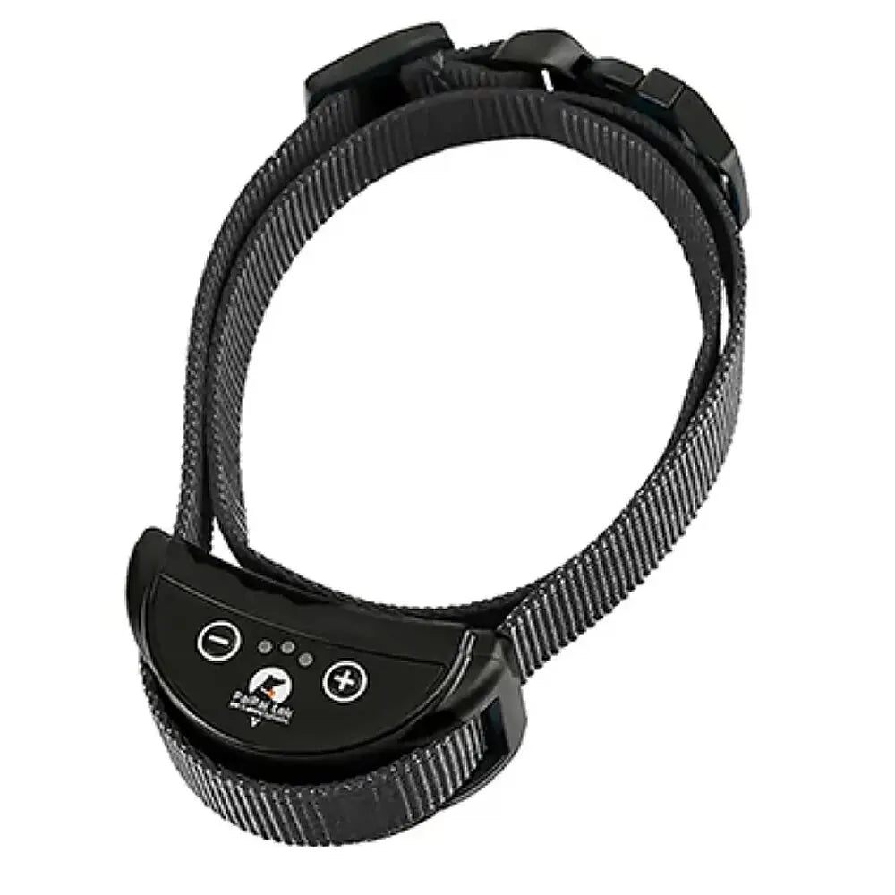 collier pour chien anti-aboiement noir. Collier chien rechargeable anti aboiement pour les chiens. Image produit Boutiquechien