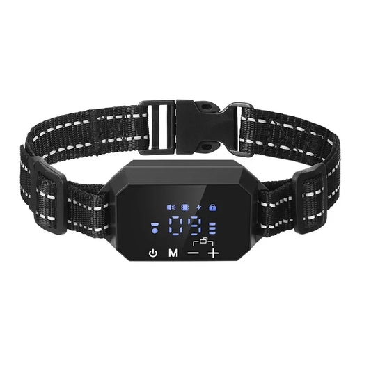 collier chien anti-fugue GPS pour chien. Le collier est de couleur noir pour gérer votre chien. Image produit Boutiquechien