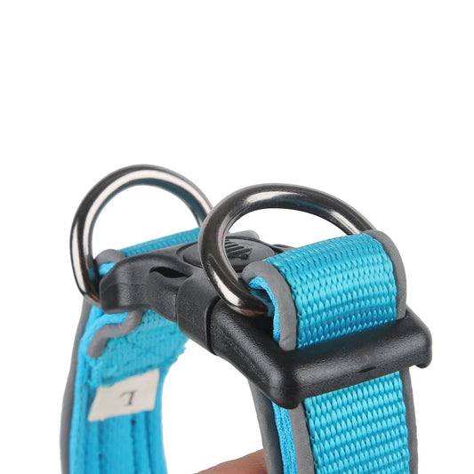 Collier anti-fugue pour chien de couleur bleu. Image produit Boutiquechien