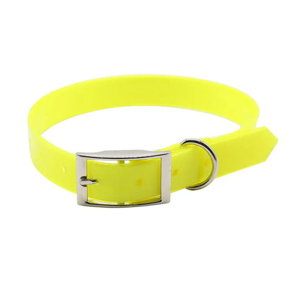 Collier chien de chasse jaune fluo