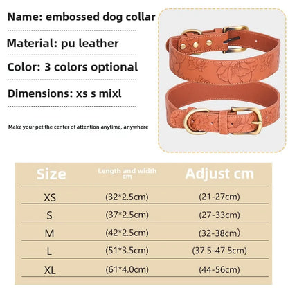 Collier chien de luxe dimensions 