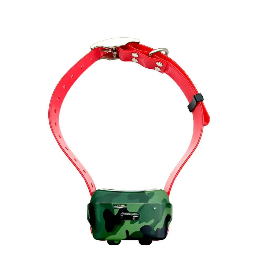 collier pour chien gps sans abonnement de couleur rouge. Image produit Boutiquechien