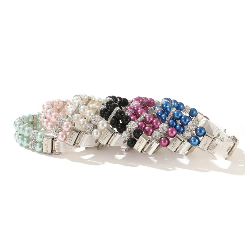 Collier chien perle superpose  Image