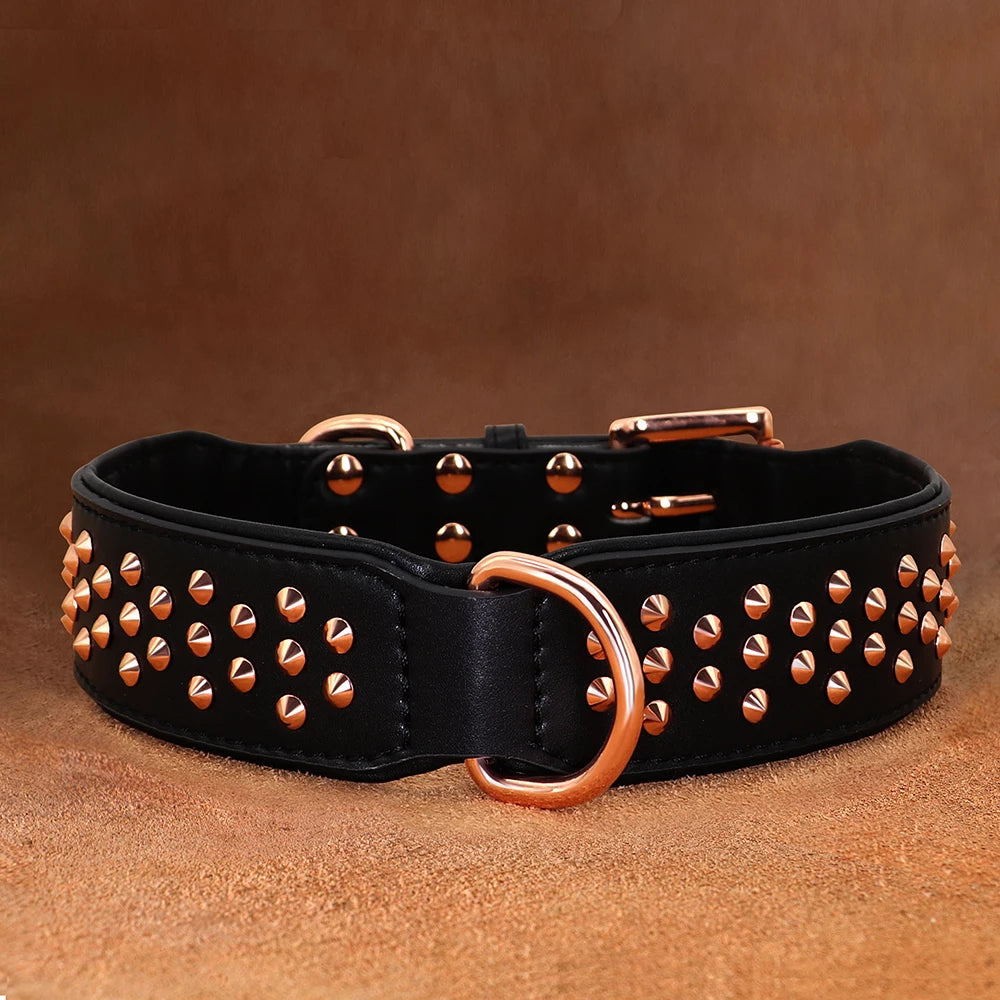 Collier chien tendance noir